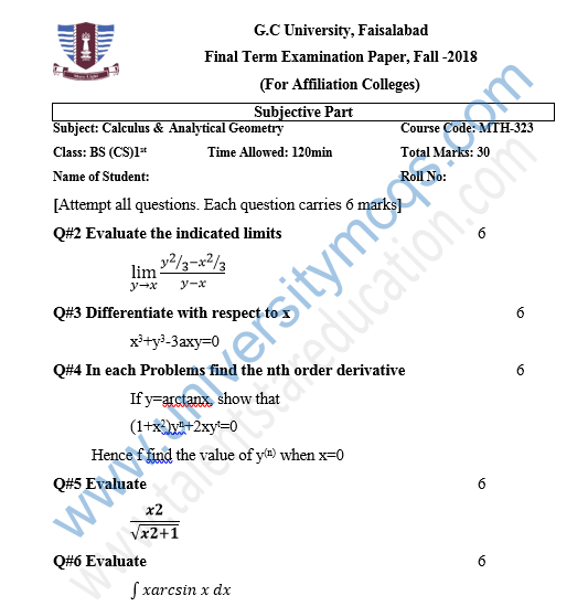 https://universitymcqs.com/mth-323-calculus-analytical-geometry-past-papers/